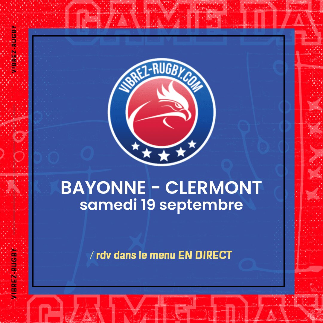 Bayonne – Clermont en direct