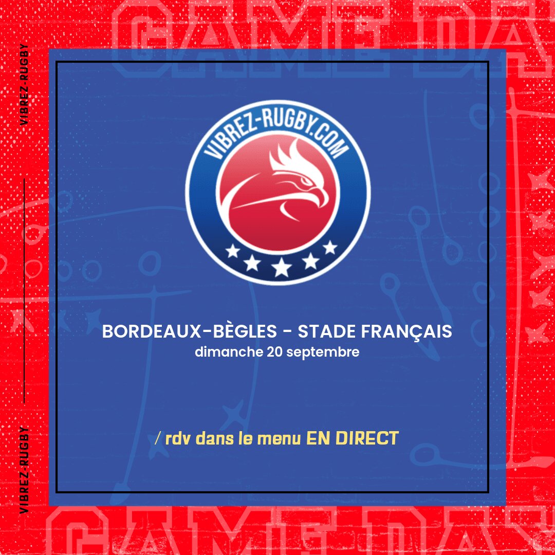 Bordeaux-Bègles – Stade Français en direct