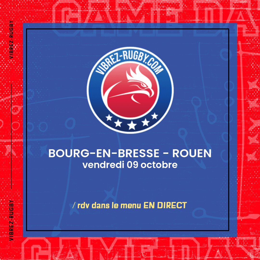 Bourg-en-Bresse – Rouen en direct