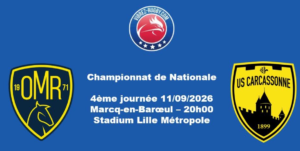 Nationale : Carcassonne effectue 10 changements dans le groupe qui se d&eacute;place &agrave; Marcq-en-Bar&oelig;ul.