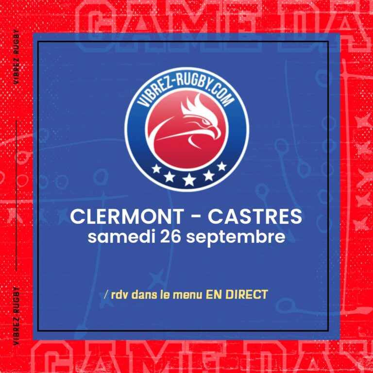 Clermont - Castres en direct 2026-09-26