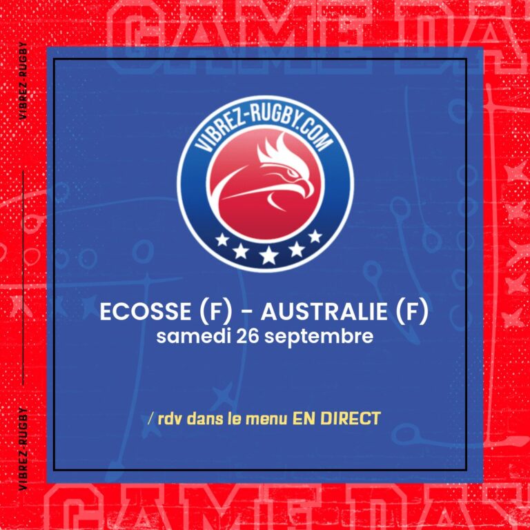Ecosse (F) - Australie (F) en direct 2026-09-26
