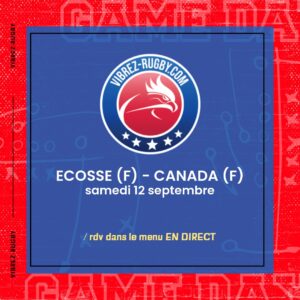 Résultat Ecosse (F) – Canada (F) : 26-64 (Saison 2026-2027)