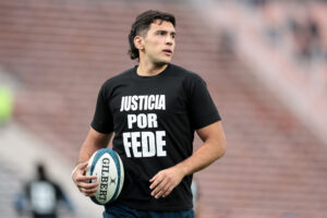 Argentine : les Pumas honorent Federico Martin Aramburu sur le terrain