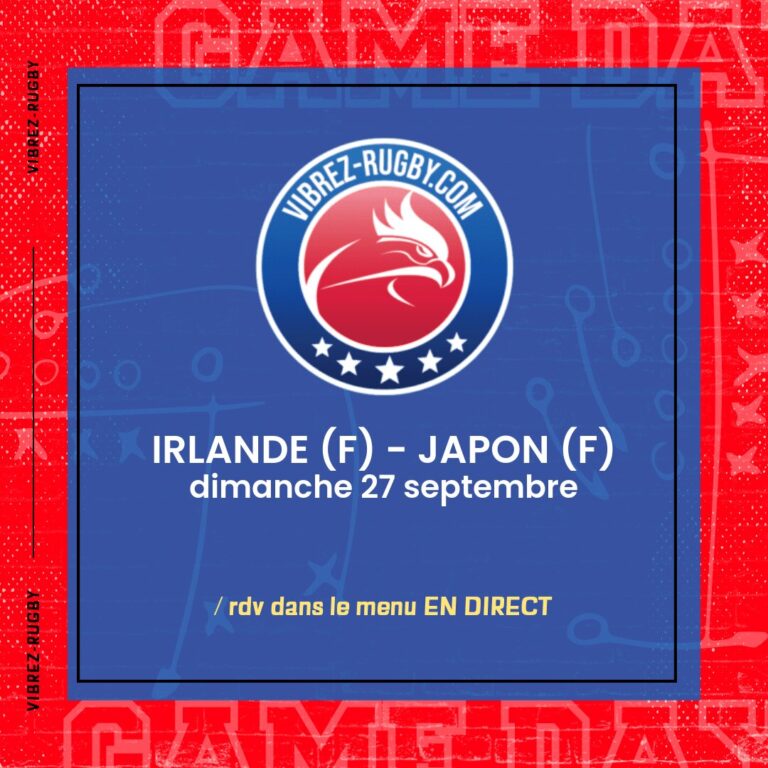 Irlande (F) - Japon (F) en direct 2026-09-27