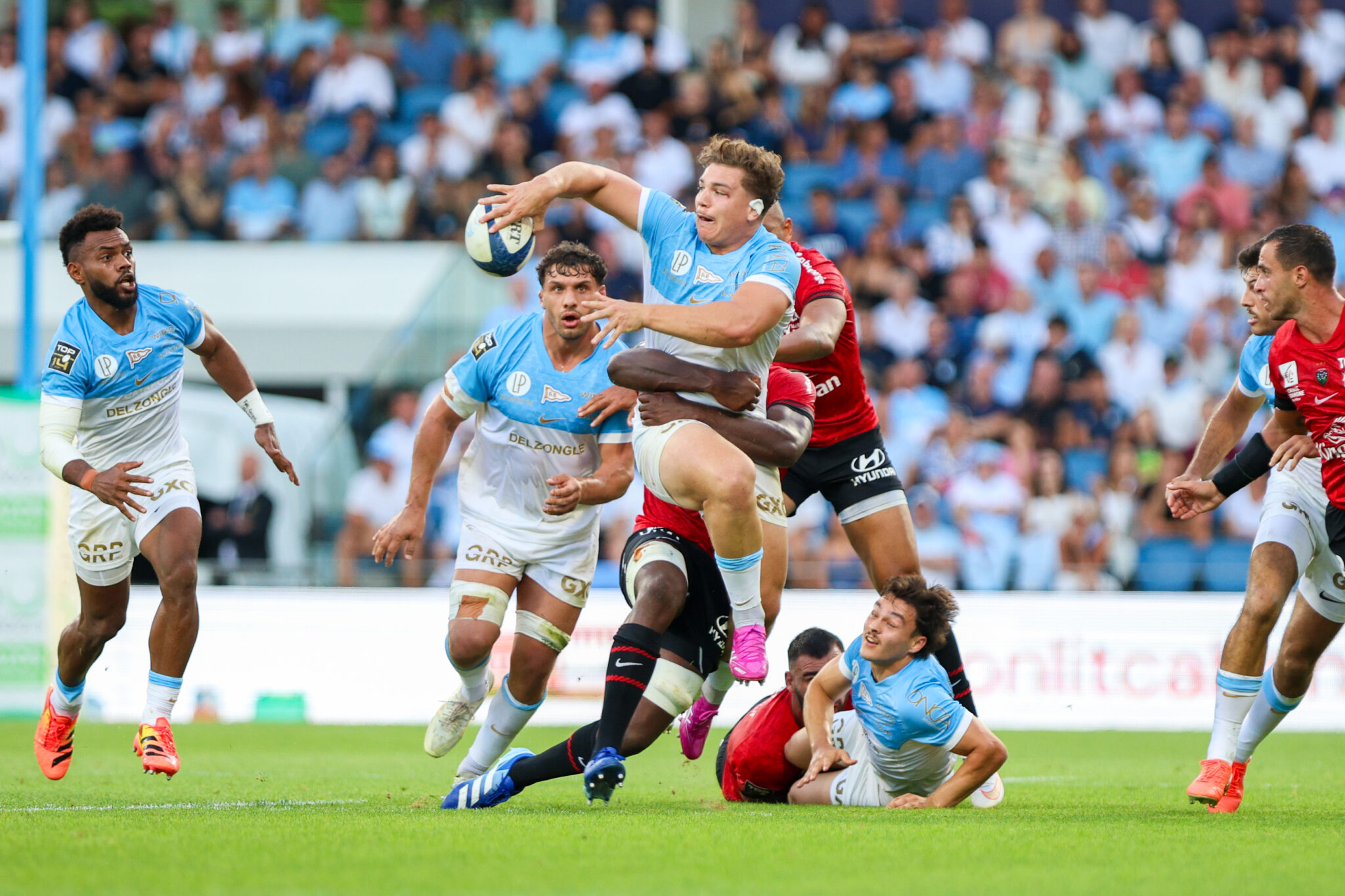 Top 14 : Bayonne s&rsquo;arrache face à Toulon au terme d&rsquo;un suspense étouffant