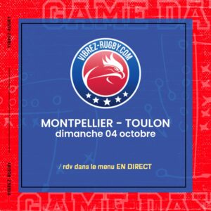 R&eacute;sultat Montpellier &ndash; Toulon : 28-0 (Saison 2026-2027)
