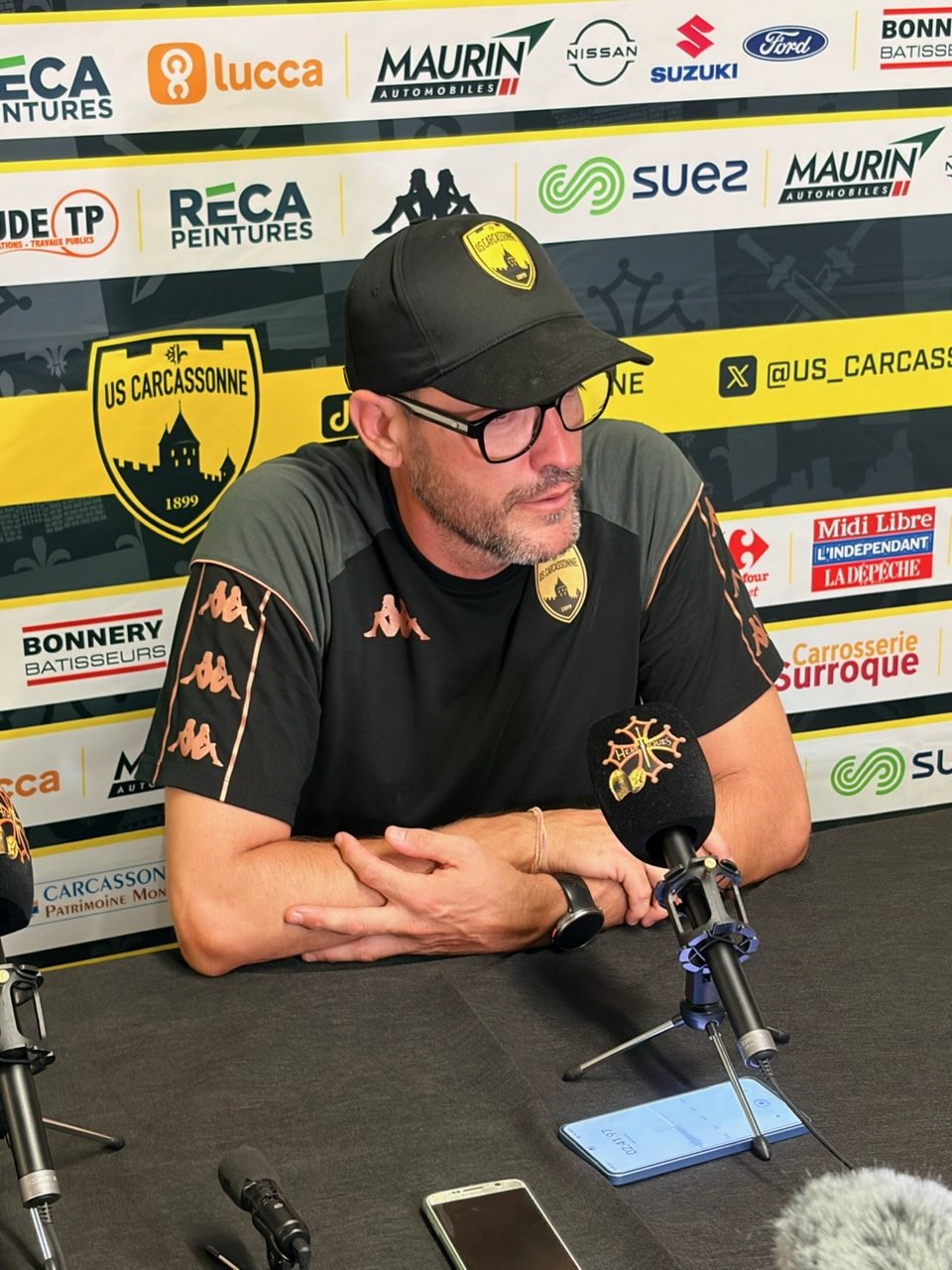 Nationale, Yannick OSMOND (Carcassonne) »Très content, pas de la performance mais du résultat. » après la victoire face à Rouen (J3)