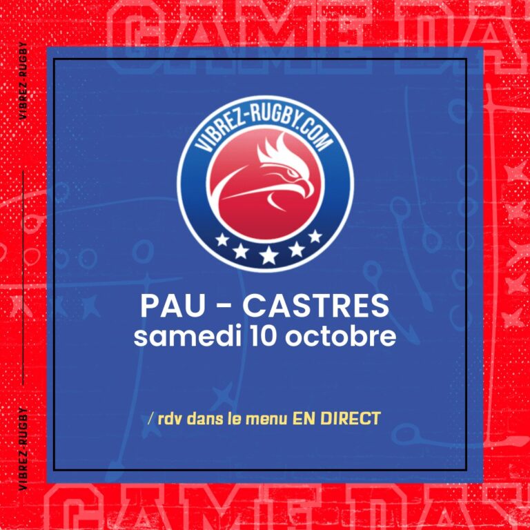 Pau - Castres en direct 2026-10-10
