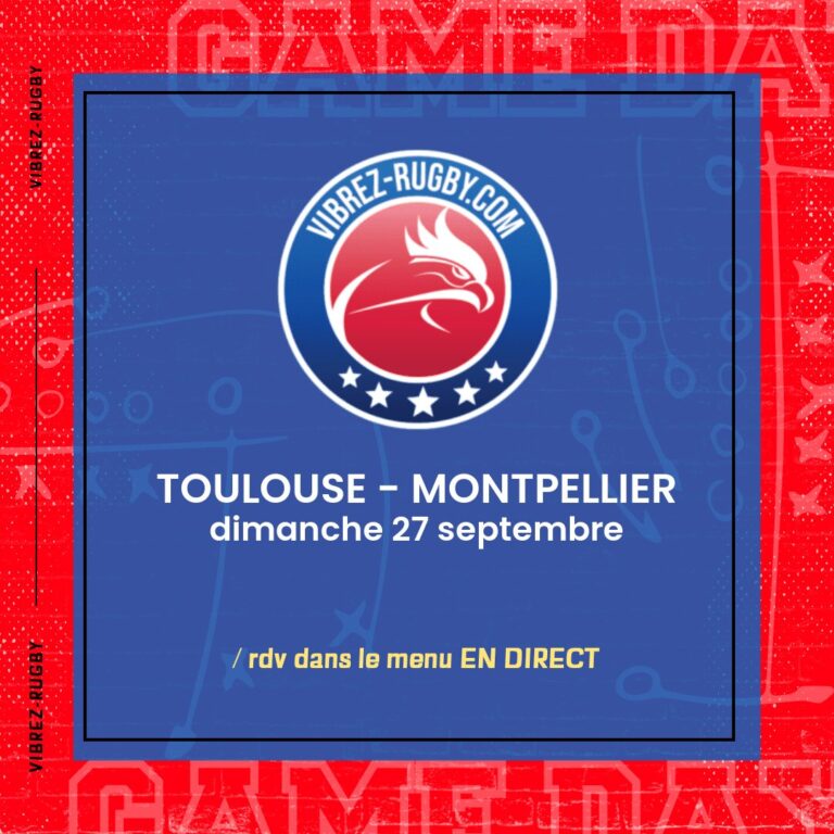Toulouse - Montpellier en direct 2026-09-27