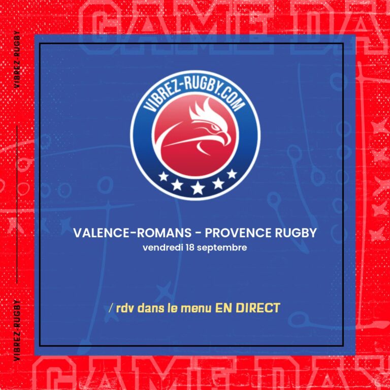 Valence-Romans - Provence Rugby en direct