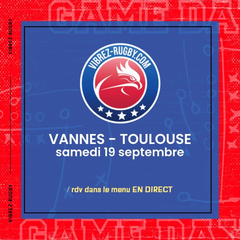 Vannes - Toulouse en direct