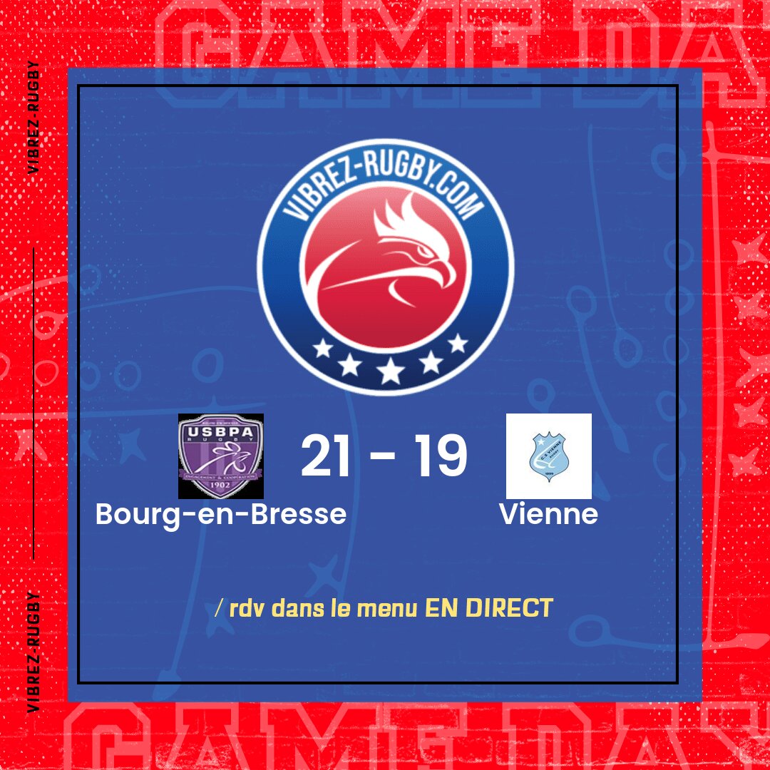 Résultat Bourg-en-Bresse – Vienne: 21-19