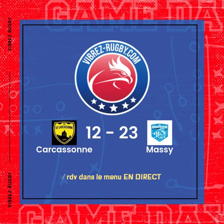 résultat Carcassonne - Massy