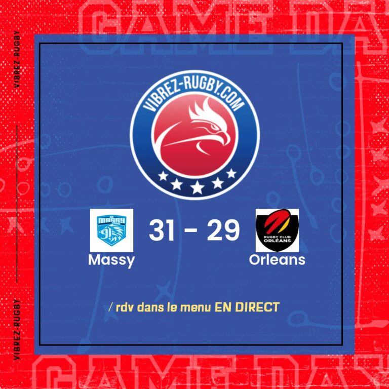 résultat Massy - Orleans