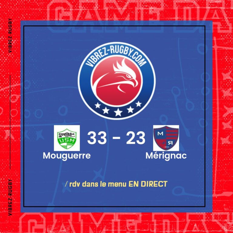 résultat Mouguerre - Mérignac