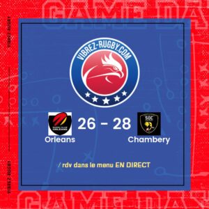 R&eacute;sultat Orleans – Chambery: 26-28