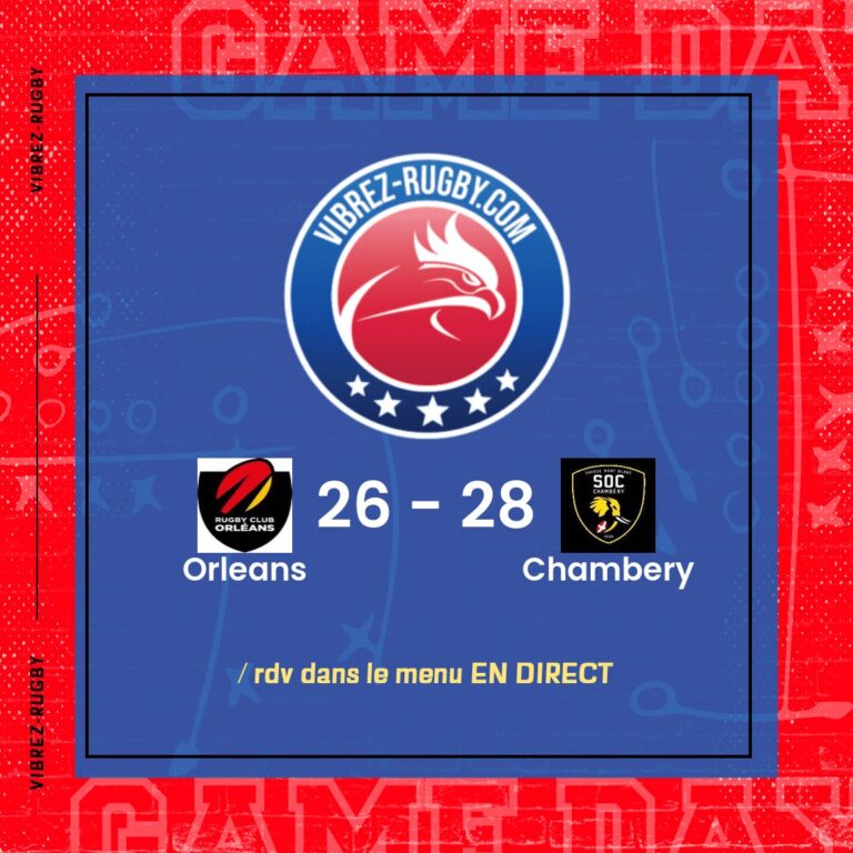 r&eacute;sultat Orleans - Chambery
