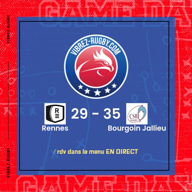 résultat Rennes - Bourgoin Jallieu