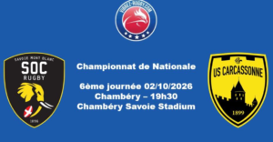 Nationale : 7 changements dans le XV de départ de Carcassonne pour se déplacer à Chambéry.