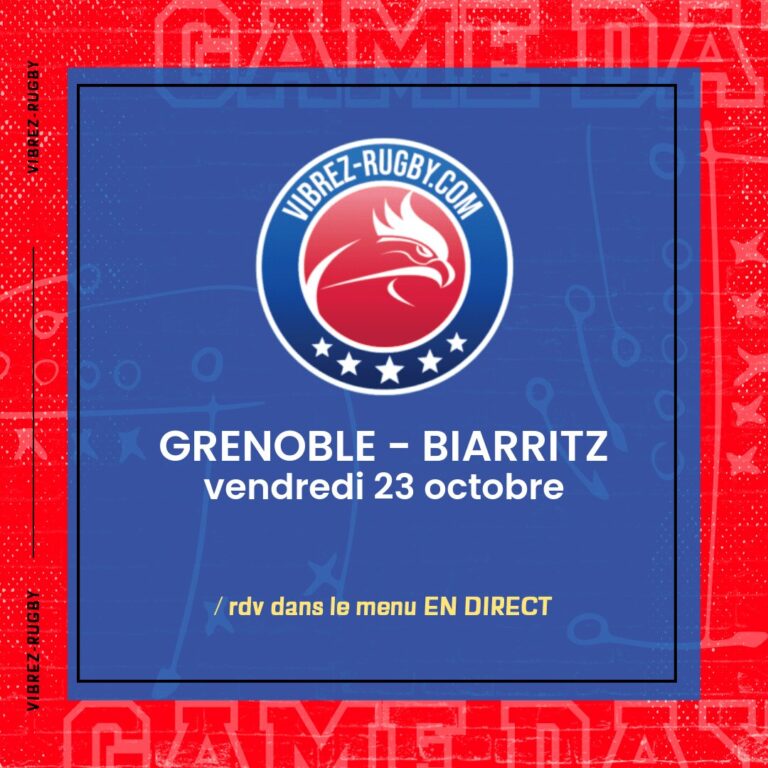 Grenoble - Biarritz en direct 2026-10-23
