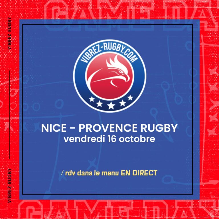 Nice - Provence Rugby en direct 2026-10-16