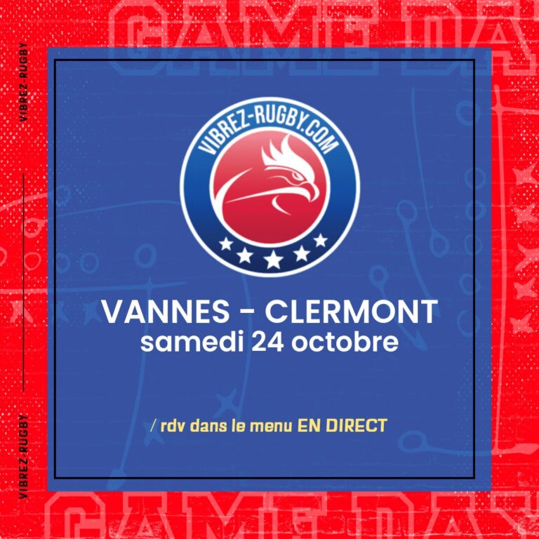 Vannes - Clermont en direct 2026-10-24