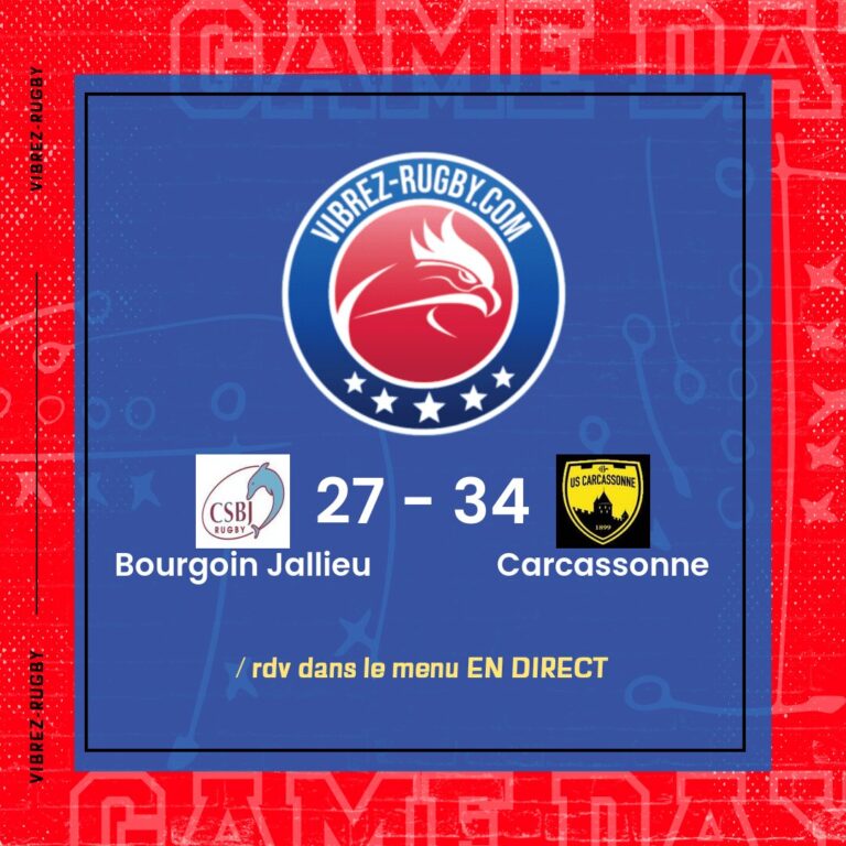 r&eacute;sultat Bourgoin Jallieu - Carcassonne