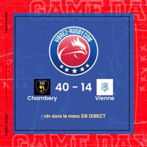 Résultat Chambery – Vienne: 40-14