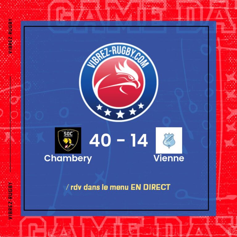 r&eacute;sultat Chambery - Vienne