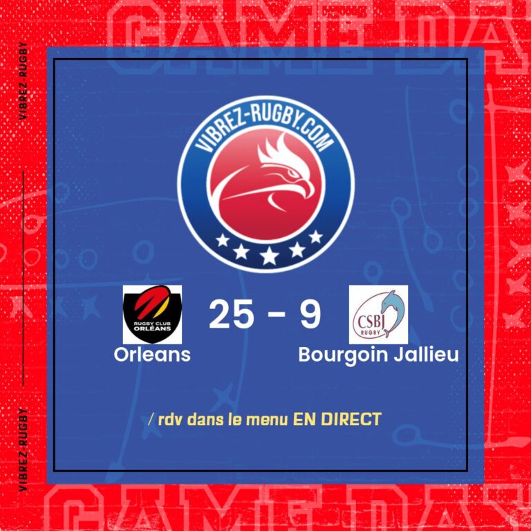 résultat Orleans - Bourgoin Jallieu