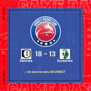 R&eacute;sultat Rennes – Suresnes: 18-13