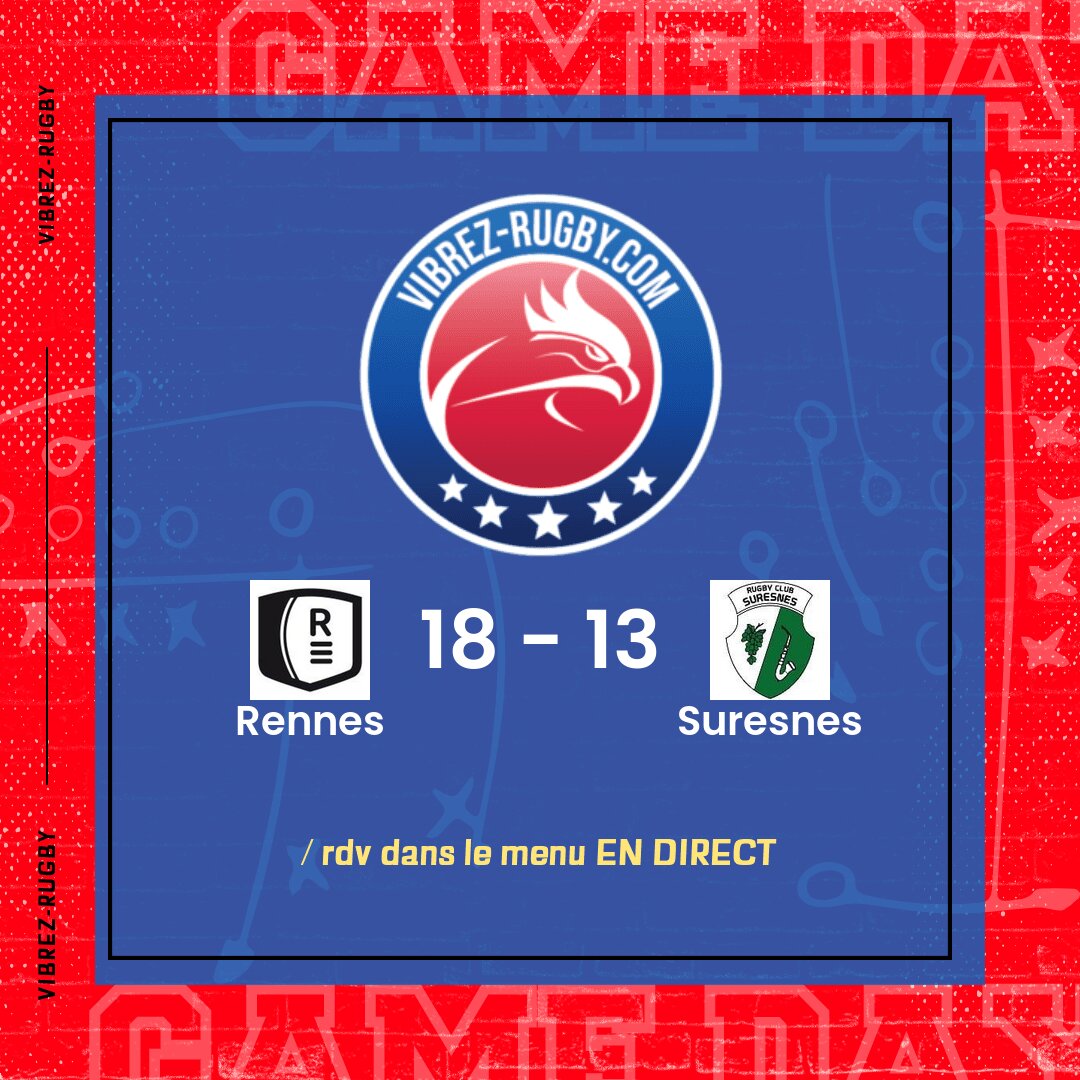 Résultat Rennes – Suresnes: 18-13
