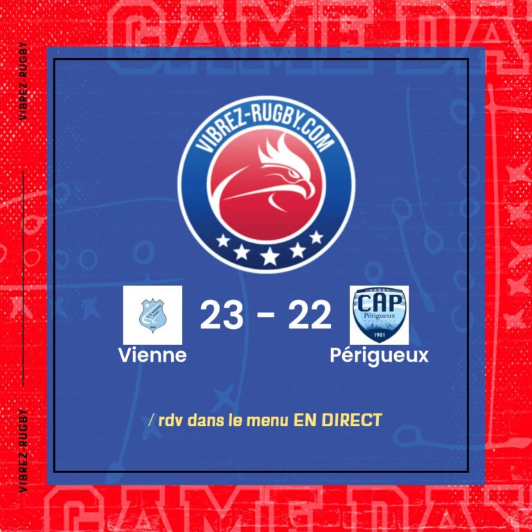 résultat Vienne - Périgueux